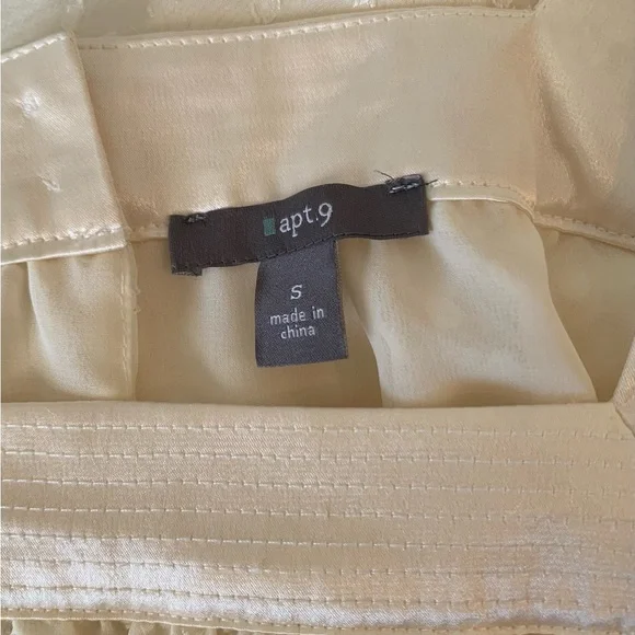 Apt 9 Semi Sheer Swiss Dot Feminine Blouse - Picture 8 of 10